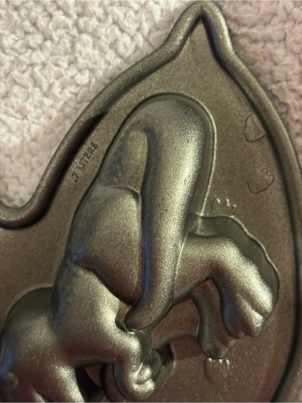 Nordic Ware Metallic Dinosaur Footprint Muffin Pan